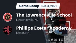 Recap: The Lawrenceville School vs. Phillips Exeter Academy  2021