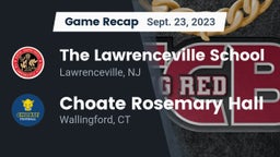 Recap: The Lawrenceville School vs. Choate Rosemary Hall  2023