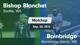Matchup: Bishop Blanchet vs. Bainbridge  2016