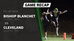 Recap: Bishop Blanchet  vs. Cleveland  2016
