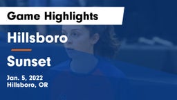 Hillsboro  vs Sunset  Game Highlights - Jan. 5, 2022