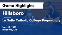 Hillsboro  vs La Salle Catholic College Preparatory Game Highlights - Jan. 12, 2023