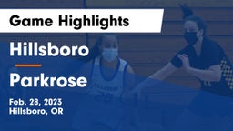 Hillsboro  vs Parkrose  Game Highlights - Feb. 28, 2023