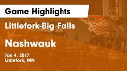 Littlefork-Big Falls  vs Nashwauk Game Highlights - Jan 4, 2017