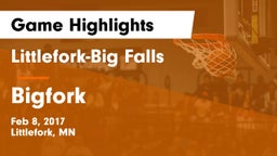 Littlefork-Big Falls  vs Bigfork  Game Highlights - Feb 8, 2017