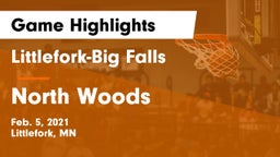 Littlefork-Big Falls  vs North Woods Game Highlights - Feb. 5, 2021