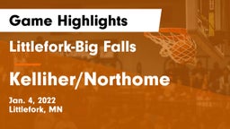 Littlefork-Big Falls  vs Kelliher/Northome  Game Highlights - Jan. 4, 2022