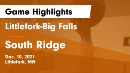 Littlefork-Big Falls  vs South Ridge Game Highlights - Dec. 10, 2021