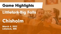 Littlefork-Big Falls  vs Chisholm  Game Highlights - March 4, 2022