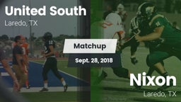 Matchup: United South High vs. Nixon  2018