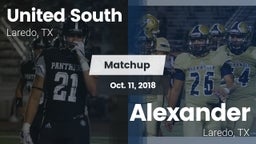 Matchup: United South High vs. Alexander  2018
