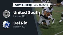 Recap: United South  vs. Del Rio  2018