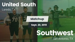 Matchup: United South High vs. Southwest  2019