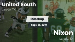 Matchup: United South High vs. Nixon  2019