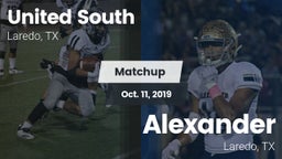 Matchup: United South High vs. Alexander  2019