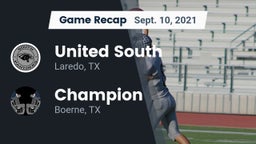 Recap: United South  vs. Champion  2021