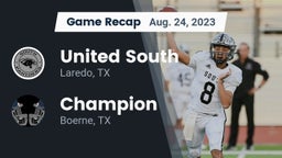 Recap: United South  vs. Champion  2023