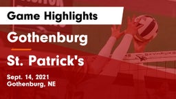 Gothenburg  vs St. Patrick's  Game Highlights - Sept. 14, 2021