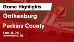 Gothenburg  vs Perkins County  Game Highlights - Sept. 28, 2021
