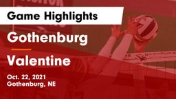 Gothenburg  vs Valentine Game Highlights - Oct. 22, 2021