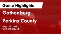 Gothenburg  vs Perkins County  Game Highlights - Sept. 27, 2022