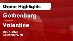 Gothenburg  vs Valentine  Game Highlights - Oct. 4, 2022