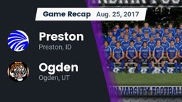 Recap: Preston  vs. Ogden  2017