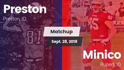 Matchup: Preston  vs. Minico  2018