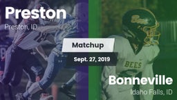 Matchup: Preston  vs. Bonneville  2019