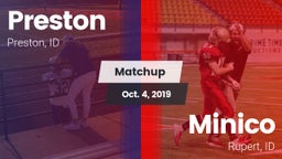 Matchup: Preston  vs. Minico  2019