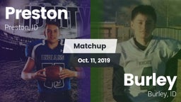 Matchup: Preston  vs. Burley  2019