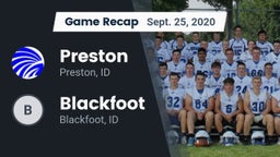 Recap: Preston  vs. Blackfoot  2020