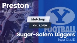 Matchup: Preston  vs. Sugar-Salem Diggers 2020