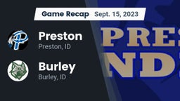Recap: Preston  vs. Burley  2023