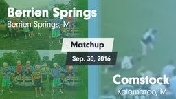 Matchup: Berrien Springs vs. Comstock  2016