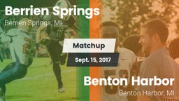 Matchup: Berrien Springs vs. Benton Harbor  2017