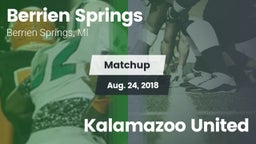 Matchup: Berrien Springs vs. Kalamazoo United 2018