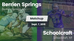 Matchup: Berrien Springs vs. Schoolcraft 2018