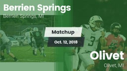 Matchup: Berrien Springs vs. Olivet  2018