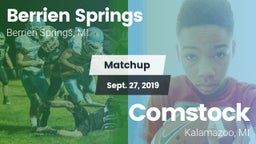 Matchup: Berrien Springs vs. Comstock  2019