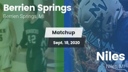 Matchup: Berrien Springs vs. Niles  2020