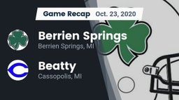 Recap: Berrien Springs  vs. Beatty  2020