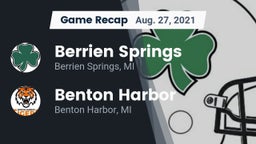 Recap: Berrien Springs  vs. Benton Harbor  2021