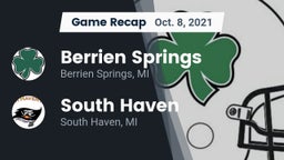 Recap: Berrien Springs  vs. South Haven  2021