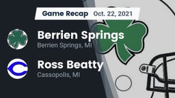 Recap: Berrien Springs  vs. Ross Beatty  2021