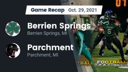 Recap: Berrien Springs  vs. Parchment  2021