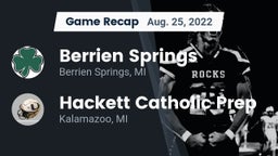 Recap: Berrien Springs  vs. Hackett Catholic Prep 2022