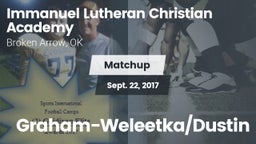 Matchup: Immanuel Lutheran vs. Graham-Weleetka/Dustin 2017