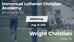 Matchup: Immanuel Lutheran vs. Wright Christian  2018