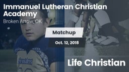 Matchup: Immanuel Lutheran vs. Life Christian 2018